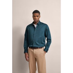 Bugatti - Satijnen Overhemd - Moderne Snit