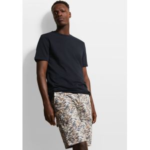 Bugatti Herren T-shirt met discrete bugatti-opdruk