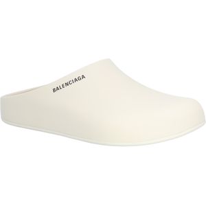 Balenciaga Mule Slide In Nacre Beige