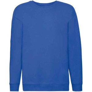 Fruit of the Loom Sweatshirt met Drop Shoulder voor Kinderen/Kinderen (Koningsblauw)