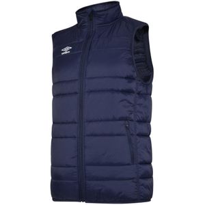 Umbro Heren Club Essential Gilet (Donker marine/wit)