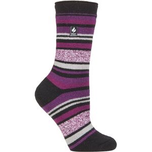 Heat Holders Lite - Geïsoleerde thermo damessokken - Zwart (Antalya)