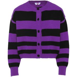 Mymo - Jumper - Paars Zwart - Dames