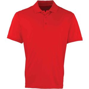 Premier Heren Coolchecker Pique Poloshirt (Rood)