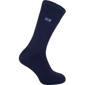 THMO - Dikke Fleece Gevoerde Warme Thermo Sokken - Marine - 1 Paar