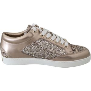 Jimmy Choo Women's Miami Ballet Roze Leren Sneakers