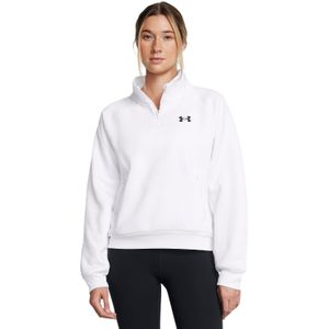 Under Armour - Fleece Pro 1/2 Zip Top - Wit - Dames