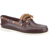 Sperry Authentic 2 Eye Leer Heren Bruine Bootschoenen