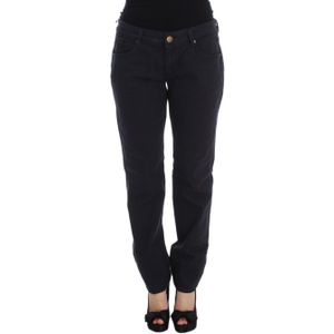 Ermanno Scervino Dames Blauwe Casual Fit Broek van Katoenmix