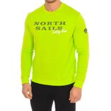 North Sails - Sweatvest - Groen - Geribbelde Ronde Hals