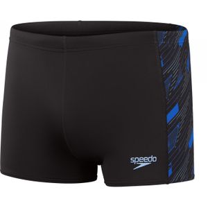 Speedo Heren Hyper Boom Splice Shorts (ZWART/BLAUW)
