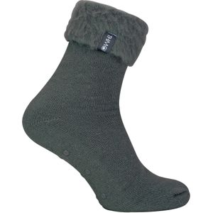 1 Pack Heren Zachte Pluche Gevoerde Slippersokken