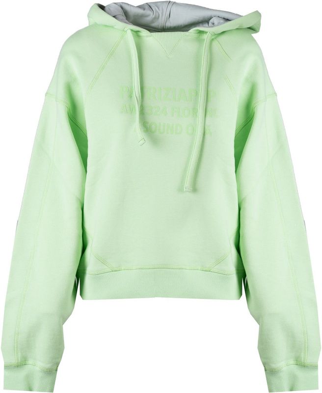 Patrizia Pepe - Hoodie - Groen - Katoen