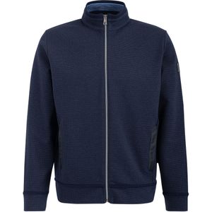 Bugatti Herren Sweatjack met tweekleurenstructuur