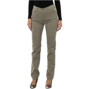 Lange Regular Fit Broek Van Stretchstof 6Y5J18-5N0RZ Voor Dames - Maat 26 (Taille)