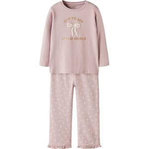 Pyjama's - Lange Mouwen Pyjama - Jersey - Glitterprint