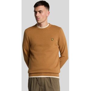 Lyle & Scott Katoenen Ronde Hals Trui - Bruin