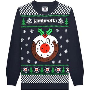 Lambretta Heren AW25 Target Kersttrui (Marine)