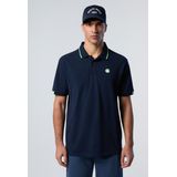 North Sails - Gestreept Poloshirt - Blauw - Katoen - Heren