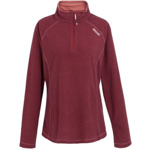 Regatta - Geweldige Outdoor Dames Montes Half Zip Fleece Top (Rumba-rood)