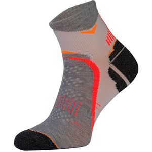 Comodo - Duurzame hardloopsokken met ondersteuning van de voetboog - Wit Grijs