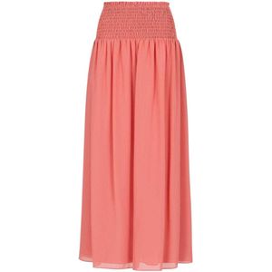 Emporio Armani Dames/Dames Geplooide Lange Maxi Rok (Roze)