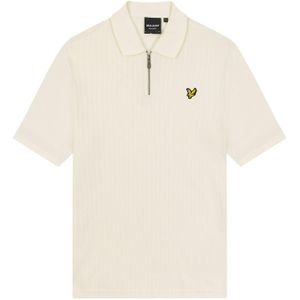 Lyle & Scott Herenpolo met structuur (Wit)