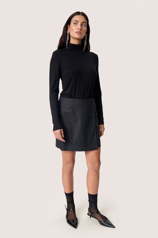 Soaked in Luxury, Dames, Rokken, Grijs, Maat: M Viscose,