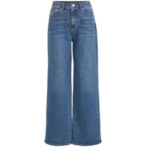 VILA high waist wide leg jeans VIWIDER  medium blue denim