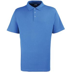 Premier Heren Pique Stud Front Poloshirt (Koningsblauw)
