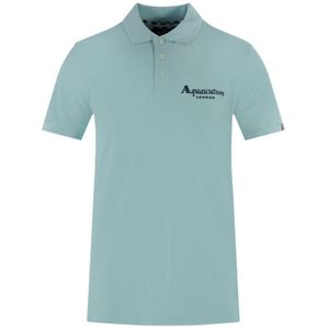 Aquascutum London 1851 Light Blue Polo Shirt - Maat L