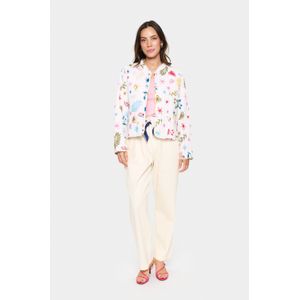 Jas Regular fit Playful Placement white multi