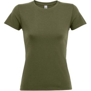 SOLS Dames/dames Regent T-Shirt met korte mouwen (Leger)