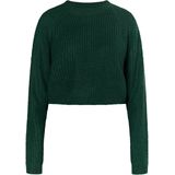 MYMO - Blonda - Gebreide Trui - Donkergroen - Lange Mouw