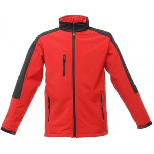 Regatta Heren Hydroforce 3-laags Membraan Waterdichte Ademende Softshell-jassen (Klassiek Rood/zwart) - Maat M