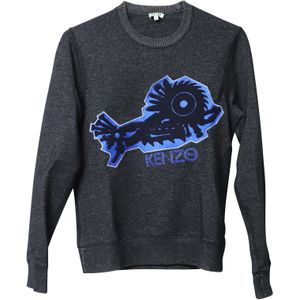 Kenzo Geprinte Sweatshirt in Grijze Katoen