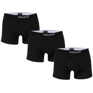 Lyle And Scott - Nathan - Boxershorts - Zwart - 3 Pack