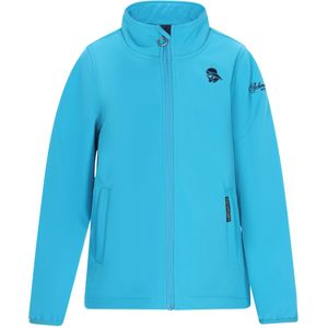 Schmuddelwedda softshell jas jongens (kinderen) Cyaan blauw