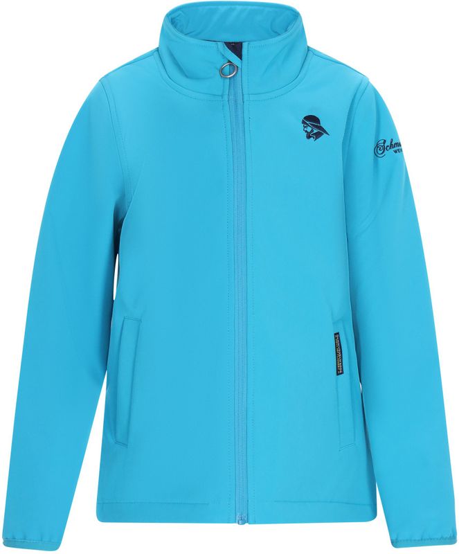 Schmuddelwedda - Softshell Jas - Cyaan Blauw - Jongens