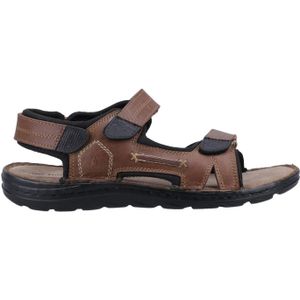 Hush Puppies Heren Alistair Leren Sandalen (Tan)