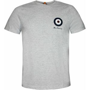 Ben Sherman - Target - T-shirt - Lichtgrijs - Korte Mouw - Crew Hals