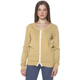 Katoenen Gebreide V-hals Cardigan