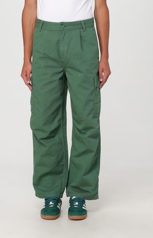 Carhartt Wip - Relaxed Fit Cargo Broek - Groen - Katoen