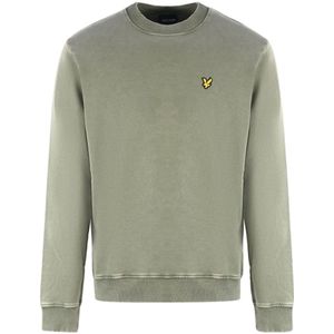 Lyle & Scott - Washed Mock Neck - Sweater - Groen