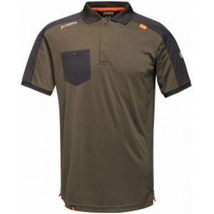 Regatta Heren Offensief Polo Shirt (Donkere Khaki) - Maat M