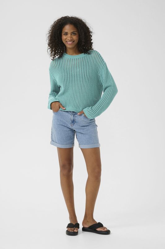 Kaffe - Kasolar Pullover - Gebreid - Groen