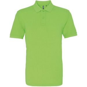 Asquith & Fox Heren Poloshirt met korte mouwen (Neon Groen)