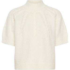 Kaffe - KACuba - Gebreide Trui - Natuurwit