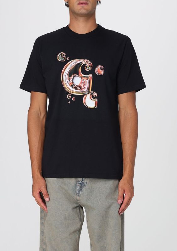 Carhartt Wip, Heren, Tops, Zwart, Maat: S Katoen,