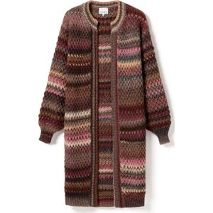 Gio gebreide cardigan in veelkleurig